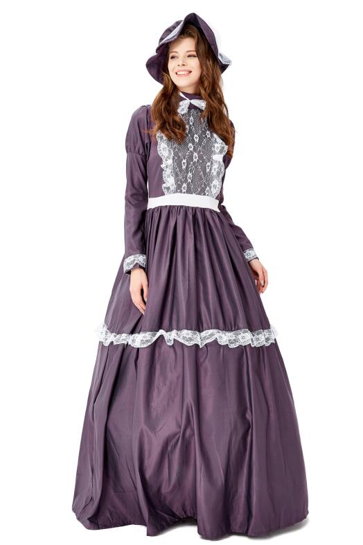 F1949 Womens Medieval Renaissance Ladies Dress Cosplay Masquerade Costume